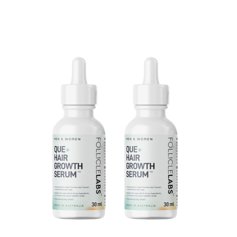 Follicle Labs Que+ Hair Growth Serum Duo