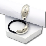 Silver Luxe Geometric Hair Cuff