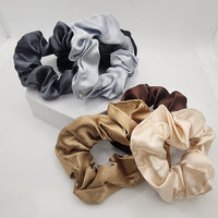 Satin Scrunchie Trio