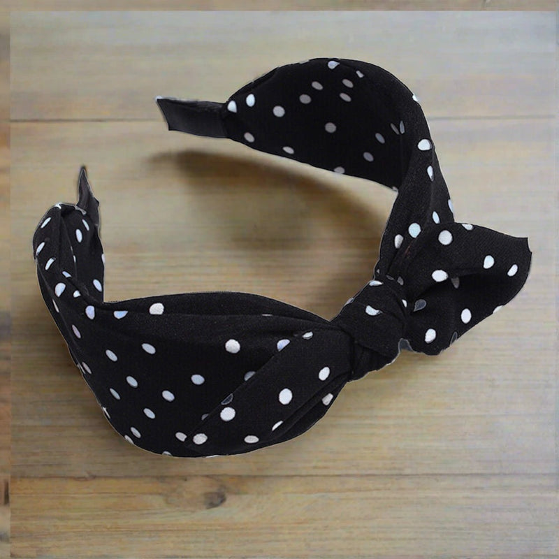 Polka Dot Bow Knot Headband