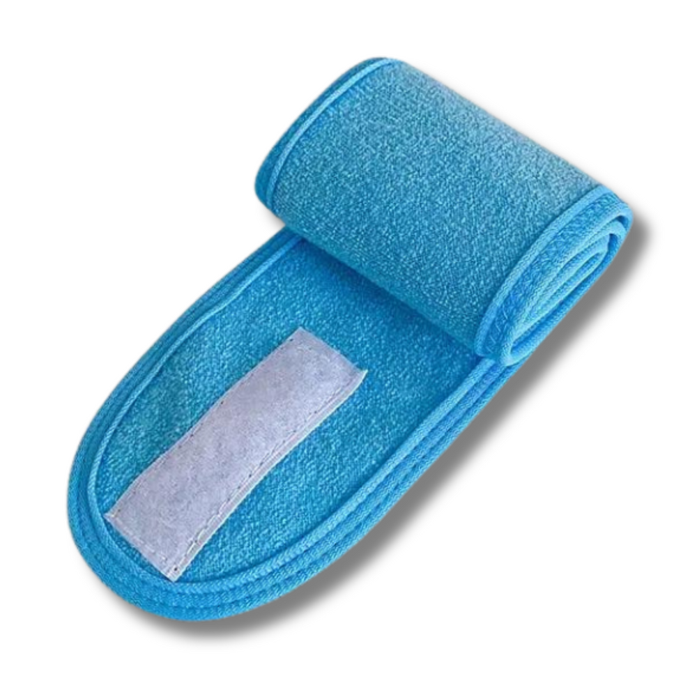 Microfibre Face Wash Headband Pink