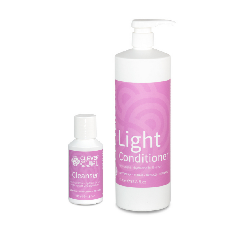 Clever Curl Cleanser Light Duo