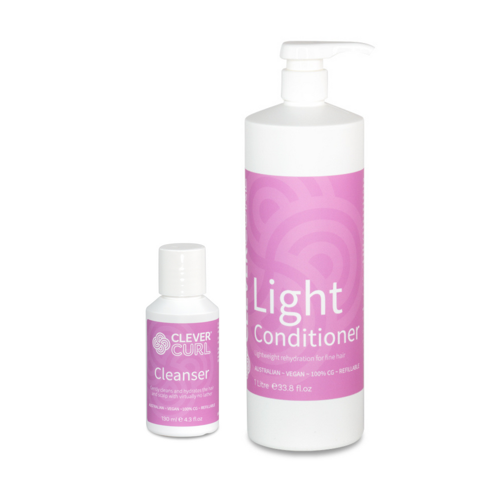 Clever Curl Cleanser Light Duo