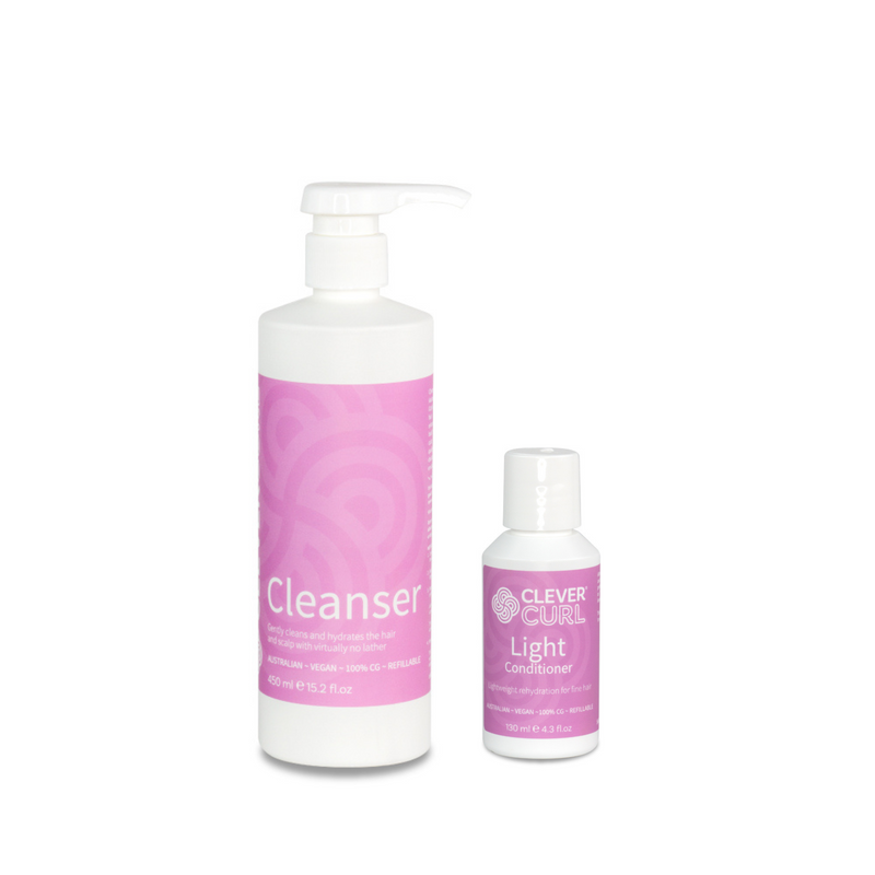 Clever Curl Cleanser Light Duo