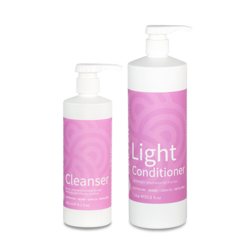 Clever Curl Cleanser Light Duo