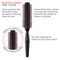 Cricket Static Free RPM 12 Row Brush #708