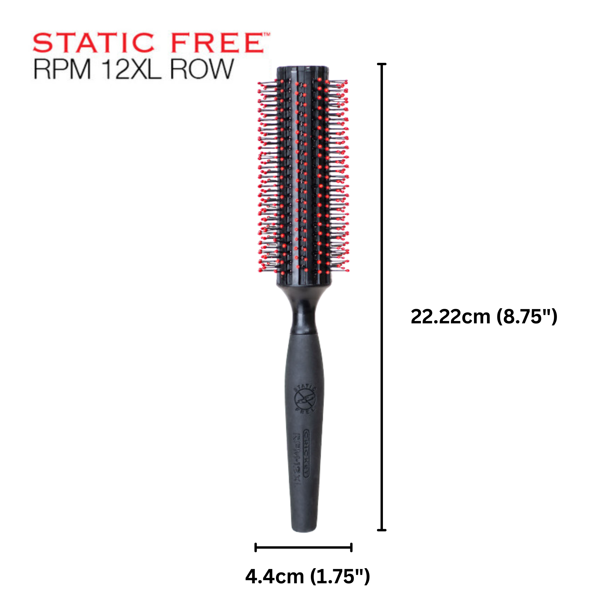 Cricket Static Free RPM 12XL Row Brush #709