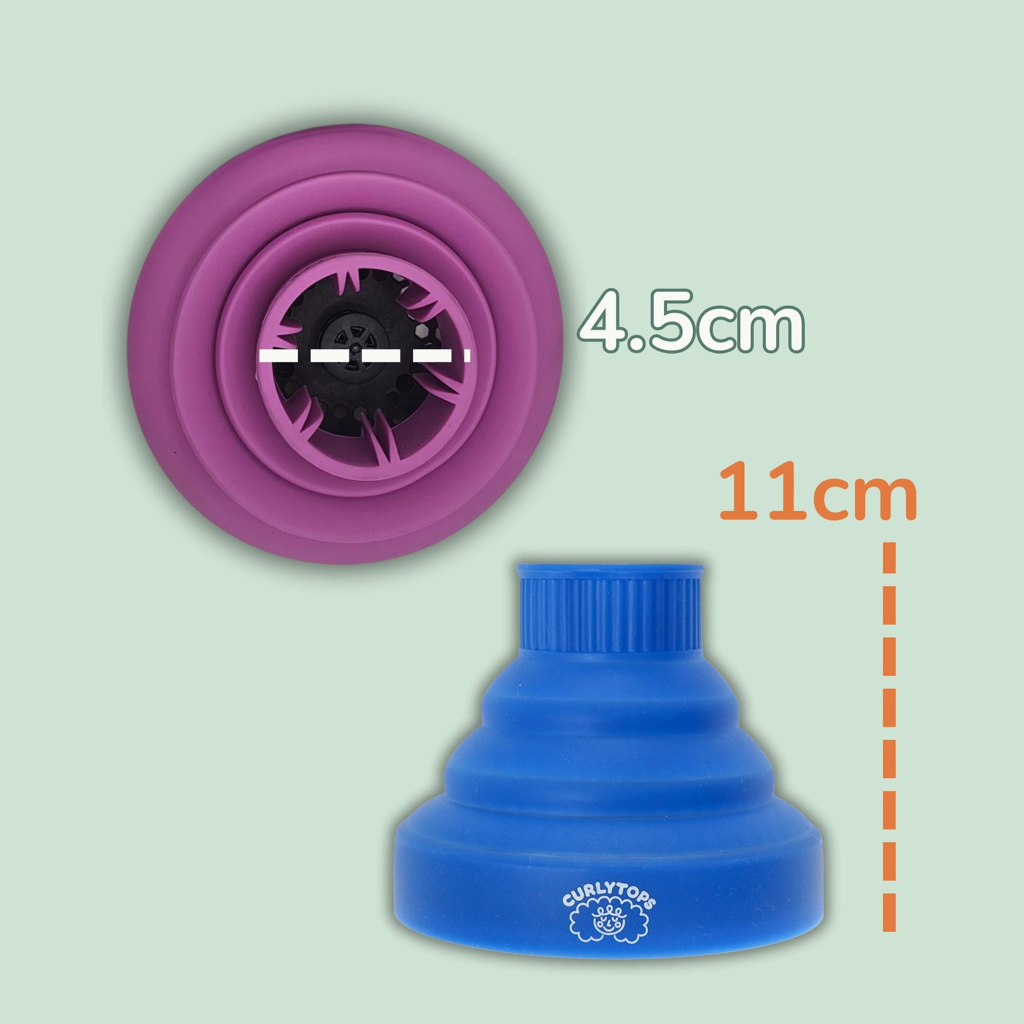 Curlytops Curly Hair Silicone Hair Diffuser