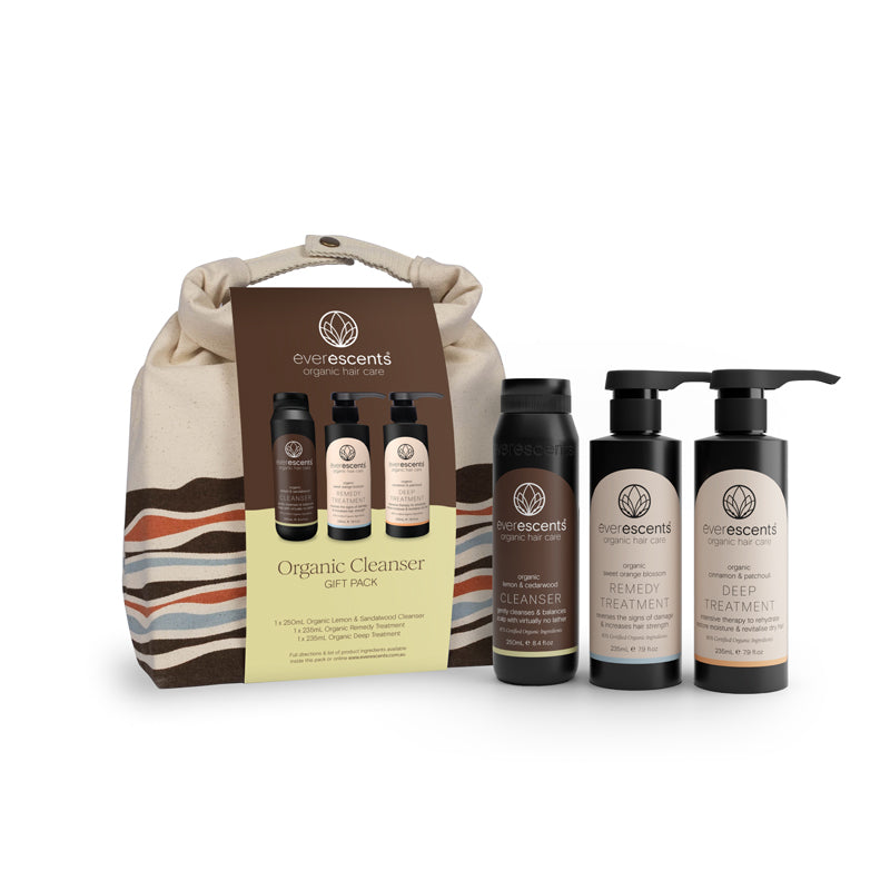EverEscents Organic Lemon & Sandalwood Cleanser Gift Pack