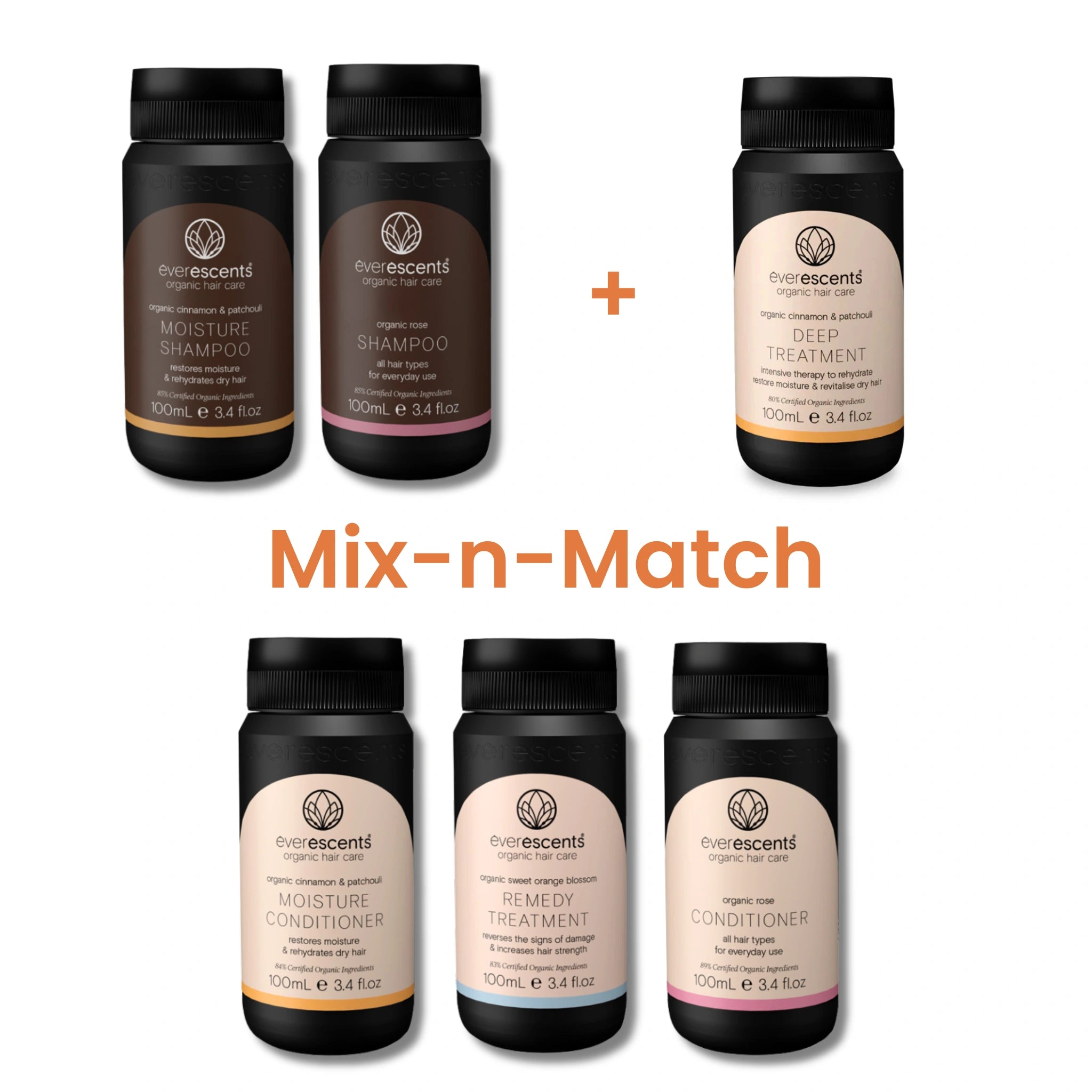 EverEscents Mix-n-Match 100ml Trio