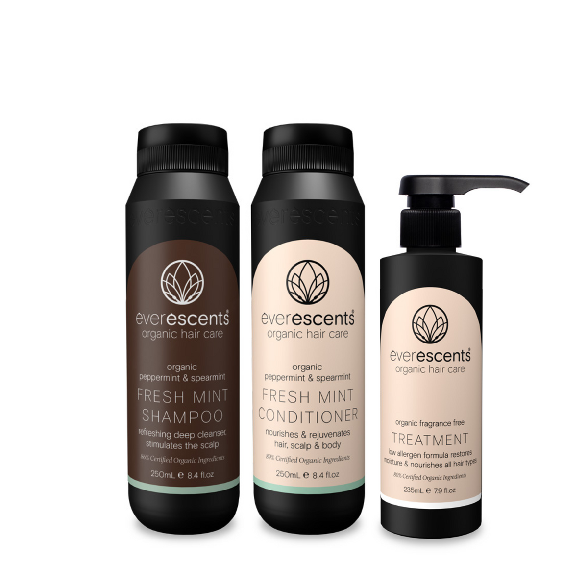 EverEscents Organic Fresh Mint Trio
