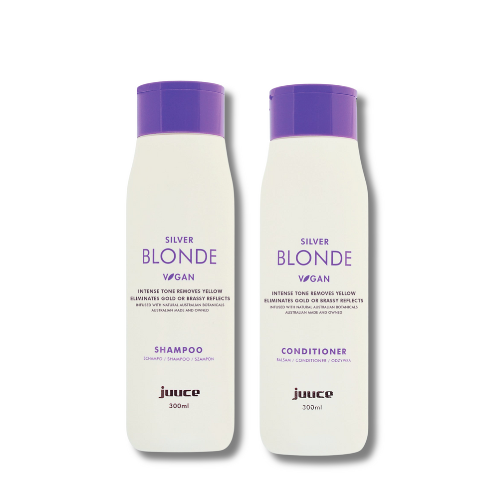 Juuce Silver Blonde Shampoo and Conditioner Duo