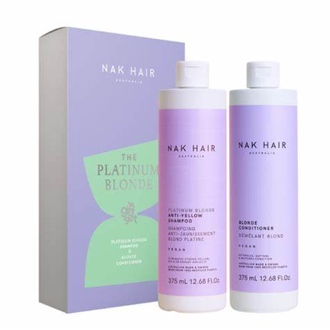 NAK Platinum Blonde Shampoo and Conditioner Duo