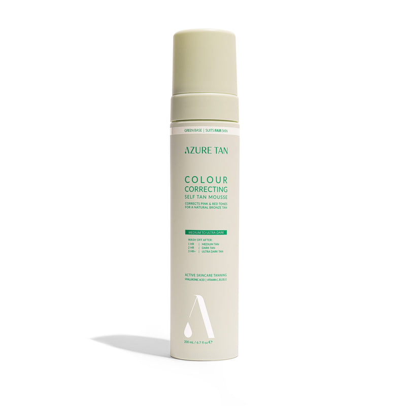 Azure Tan Self Tan Mousse - Green Base - Medium to Ultra Dark