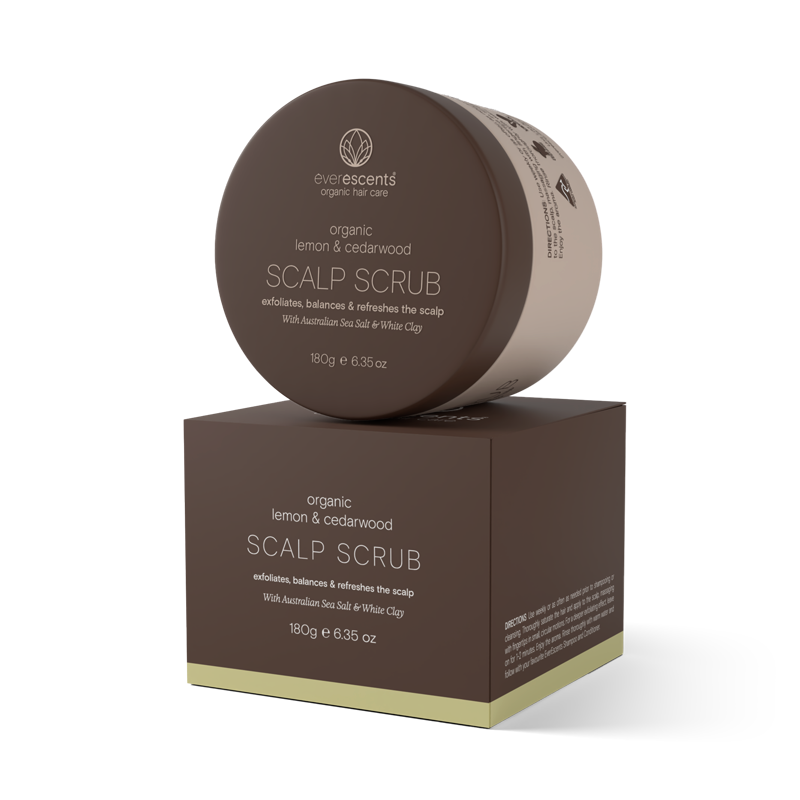 EverEscents Organic Lemon and Cedarwood Scalp Scrub