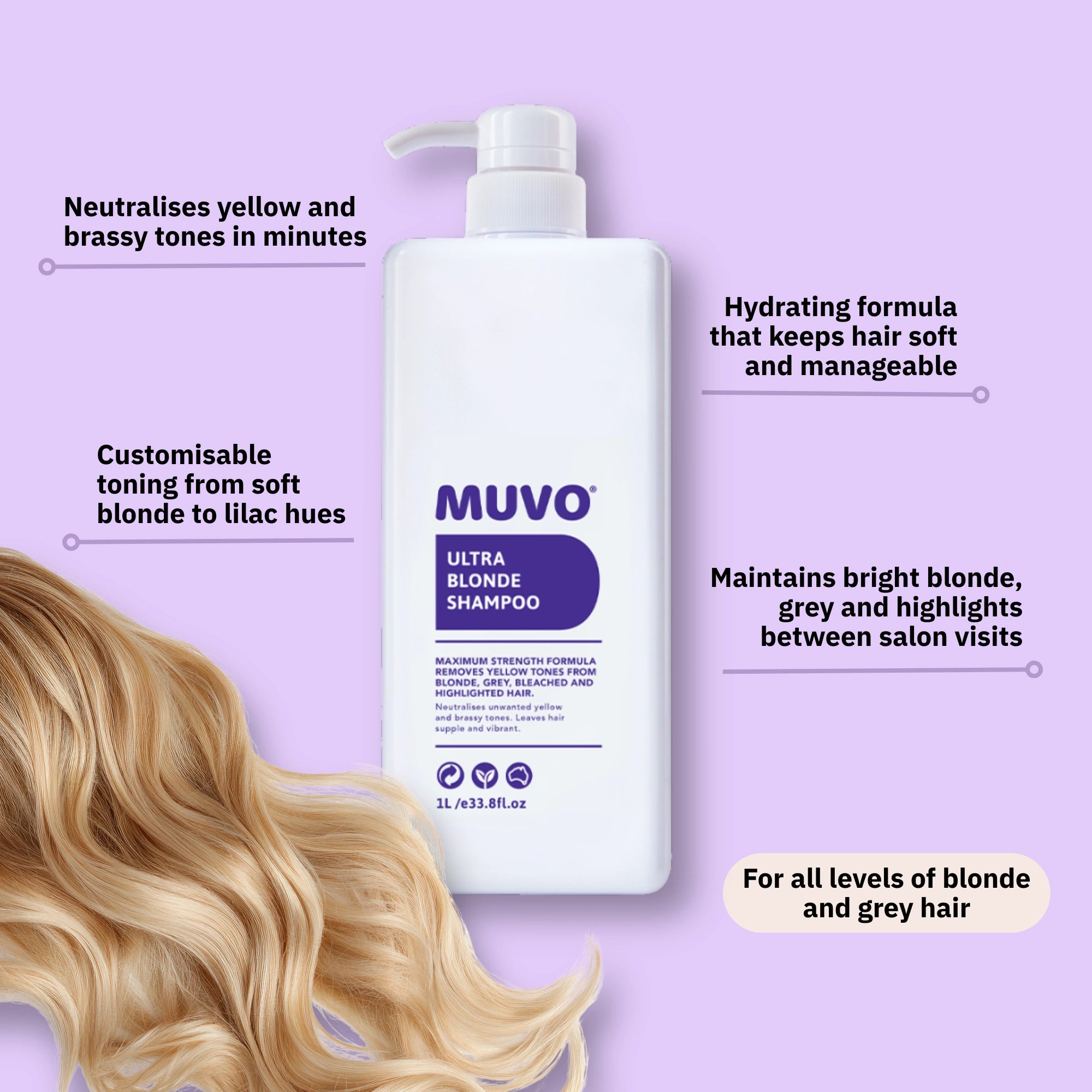 Muvo Ultra Blonde Trio