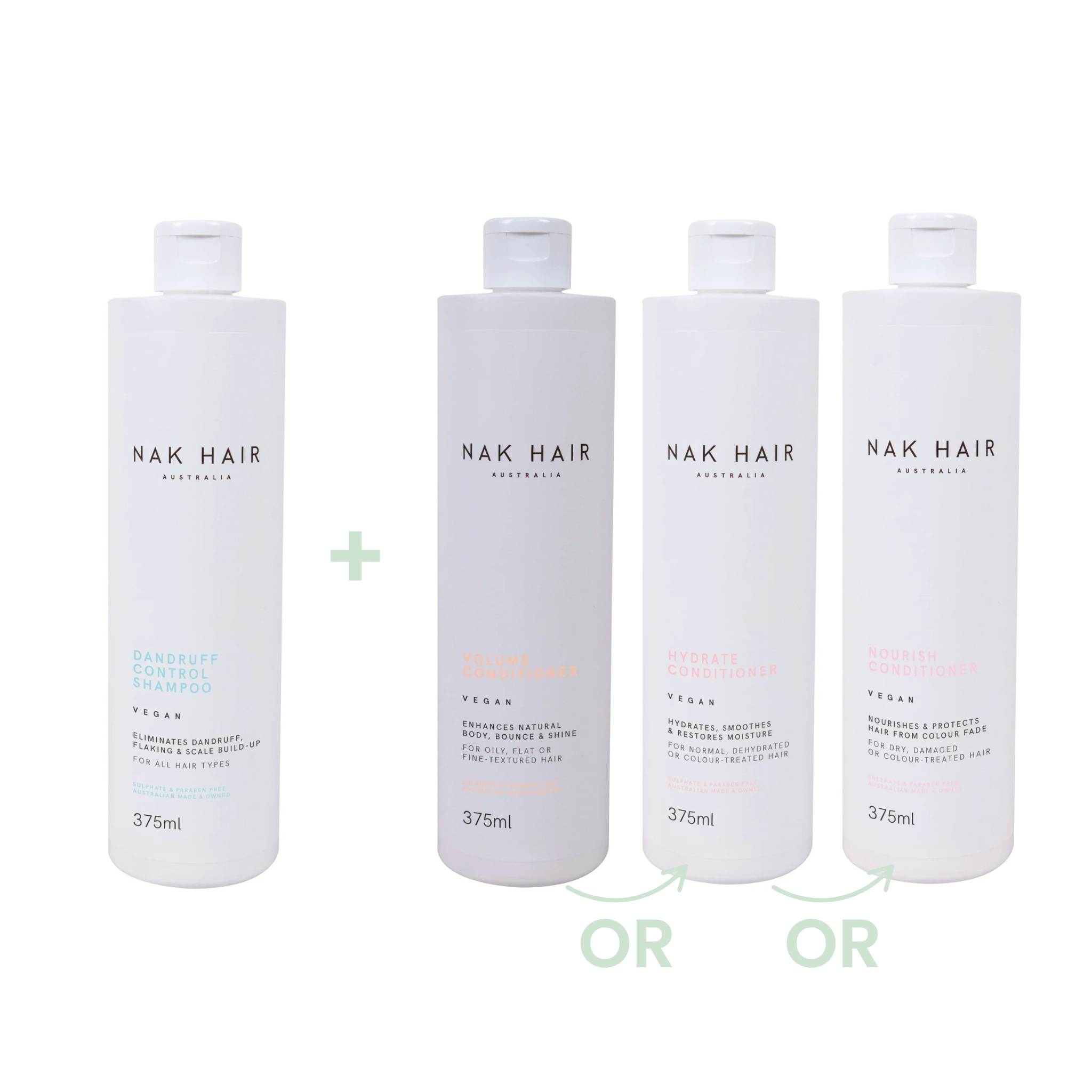 Nak Dandruff Mix-n-Match Duo Original