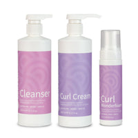 Clever Curl Cleanser, Cream and Wonderfoam Trio