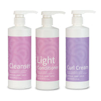 Clever Curl Cleanser, Light Conditioner and Curl Cream Trio - Haircare Superstore