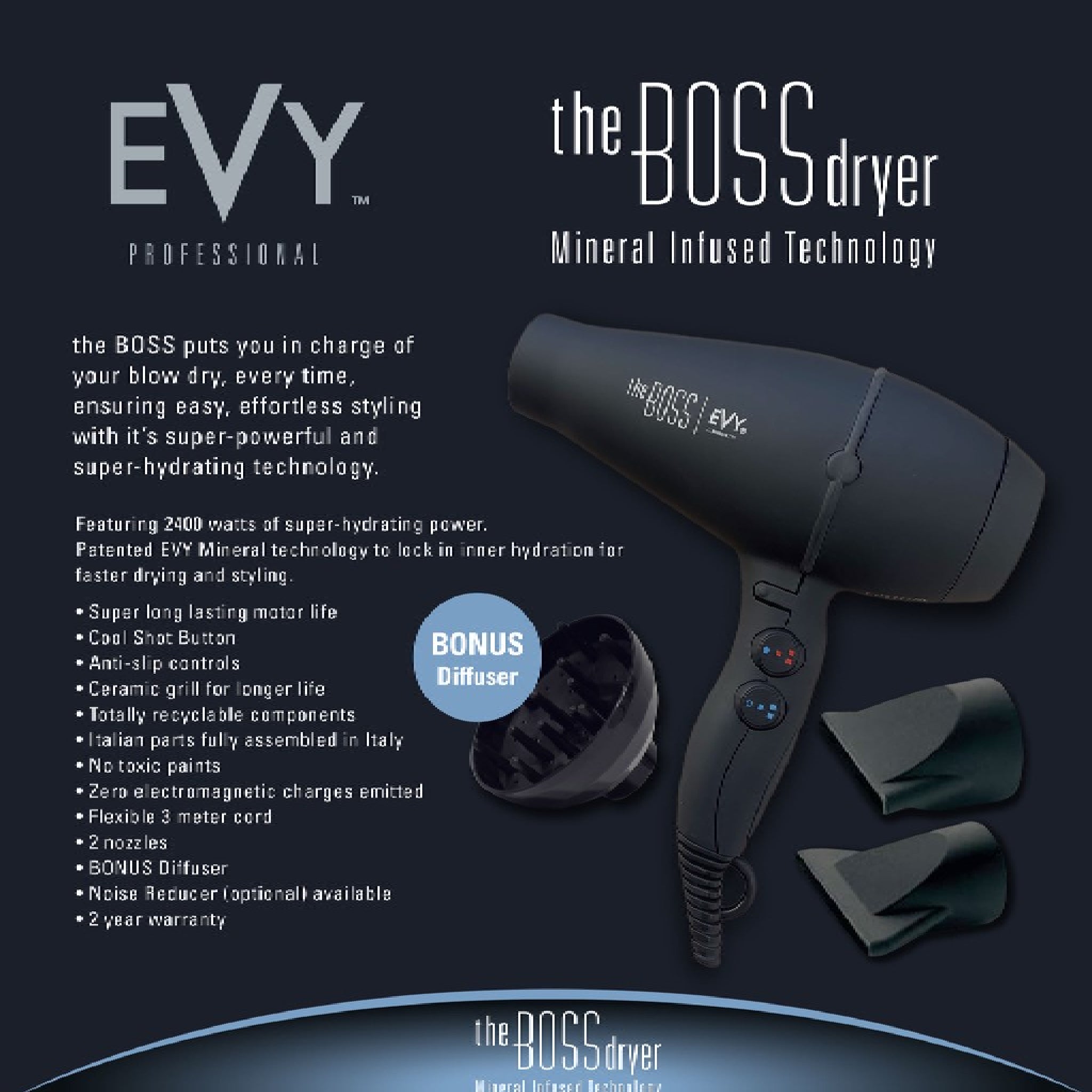 Evy 2025 hair dryer