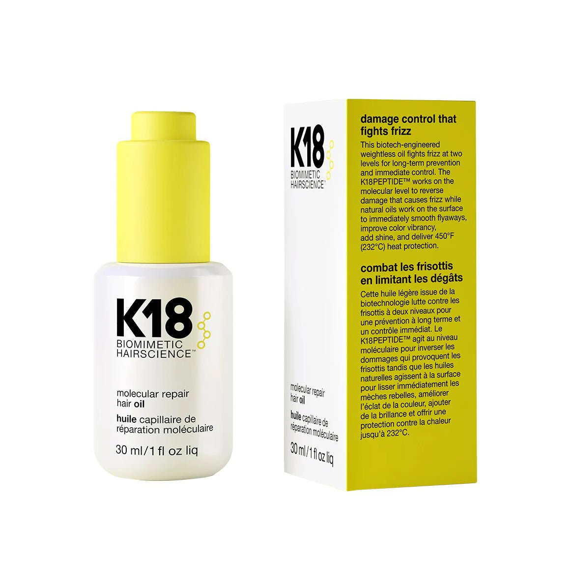 K18 Leave-in Molecular Repair Hair Oil 30ml - Haircare Superstore