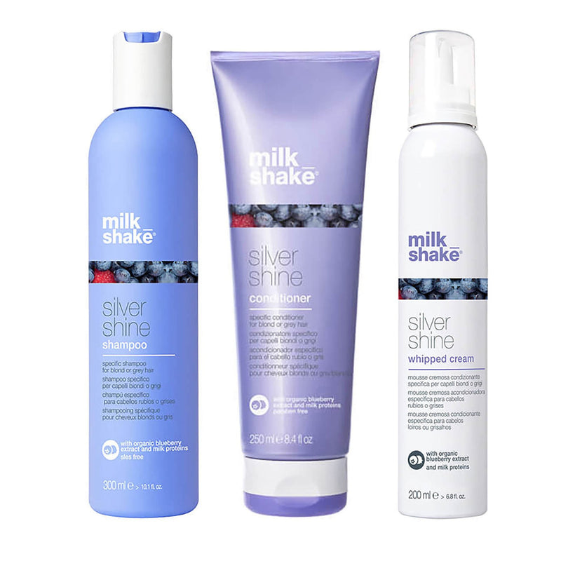 milk shake Silver Shine Trio with Gift Bag - Haircare Superstore