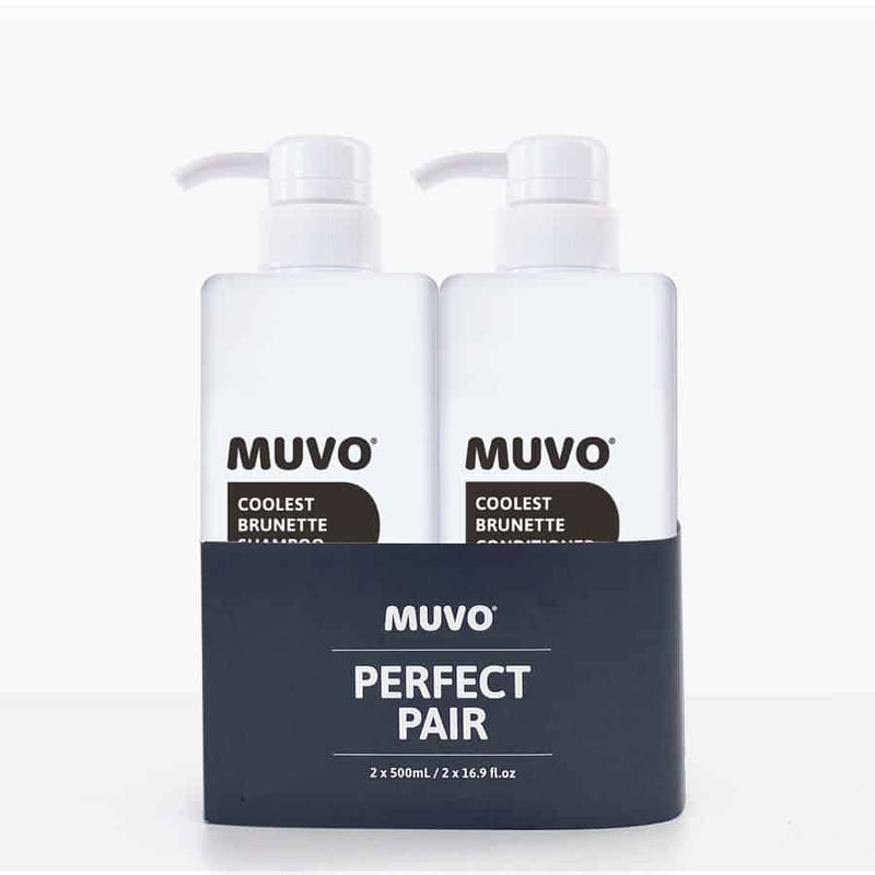 Muvo Coolest Brunette Perfect Pair 500ml - Haircare Superstore