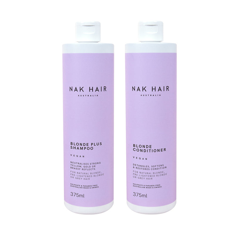 NAK Blonde Plus Shampoo and Conditioner Duo - Haircare Superstore