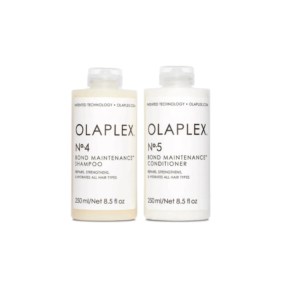 Olaplex Bond Maintenance No.4 Shampoo and No.5 Conditioner 250ml Bundle - Haircare Superstore