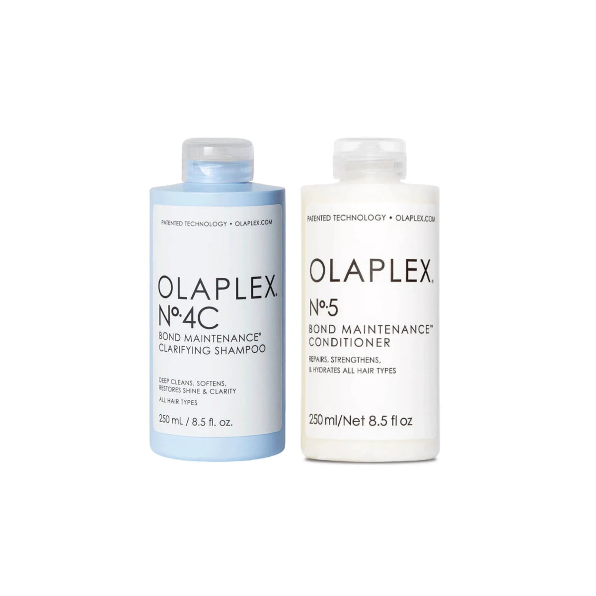 Olaplex No.4C Clarifying Shampoo and No.5 Conditioner 250ml Duo - Haircare Superstore